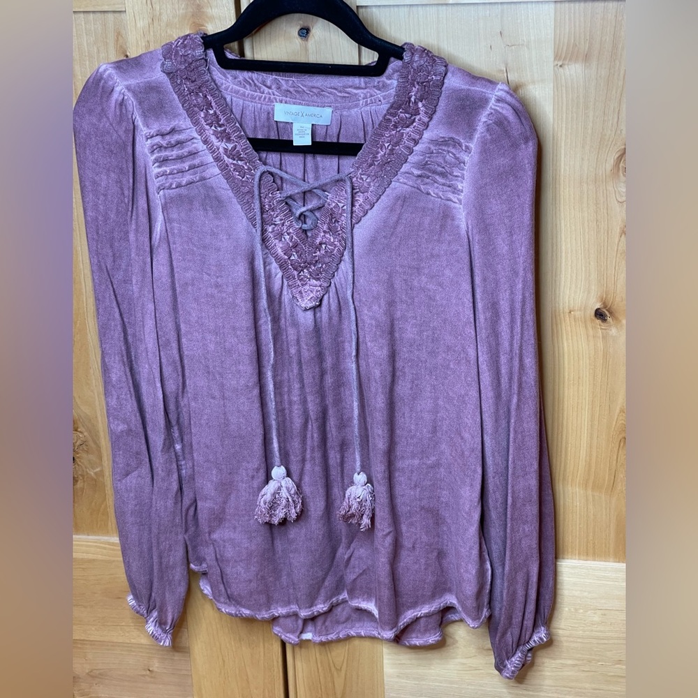 Vintage America Boho Blouse